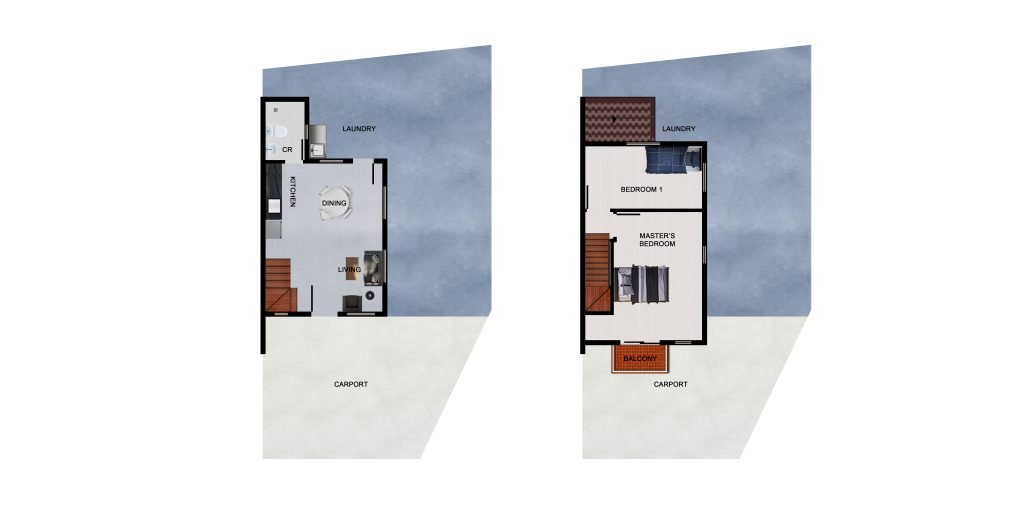 Bellis II End Unit Floor Plan